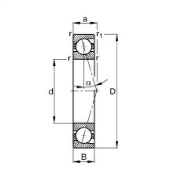 المحامل B71913-C-T-P4S FAG