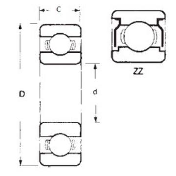 المحامل 6204ZZ FBJ