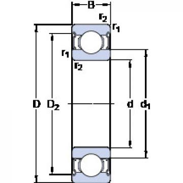 المحامل 6215-2Z SKF