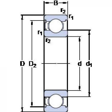 المحامل 6206-Z SKF