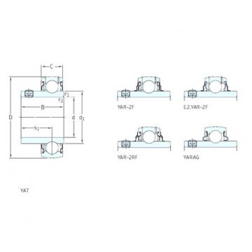 المحامل YAR206-2RF SKF