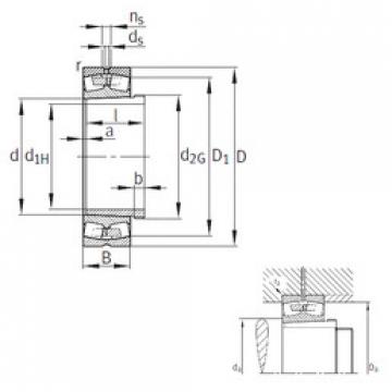 المحامل 24052-B-K30-MB+AH24052 FAG