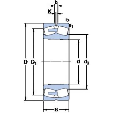 المحامل 230/600 CAK/W33 SKF