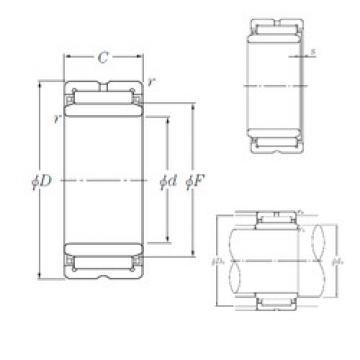 المحامل NK14/16R+IR10×14×16 NTN