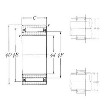 المحامل NAO-20×37×16 NTN