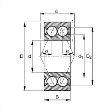 المحامل 3001-B-2RSR-TVH FAG