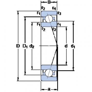 المحامل 7002 CE/HCP4A SKF