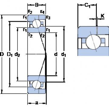 المحامل 7003 ACE/P4AH SKF