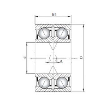 المحامل 7001 BDF ISO