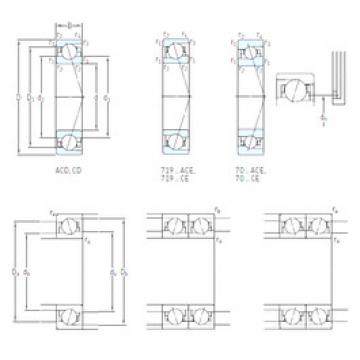 المحامل 709 CD/HCP4A SKF