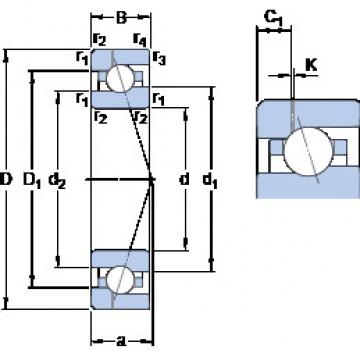 المحامل 7013 ACE/HCP4AH1 SKF