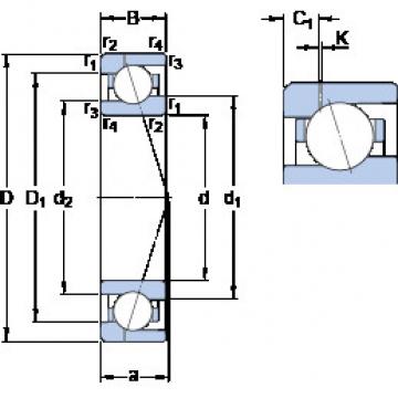 المحامل 71924 CE/HCP4AH1 SKF