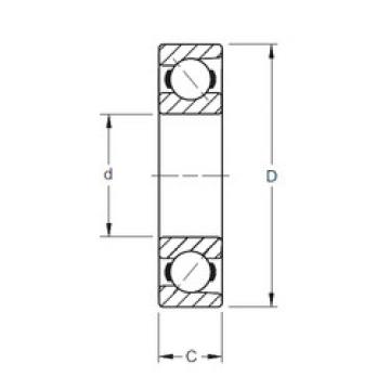 المحامل 7314WN Timken