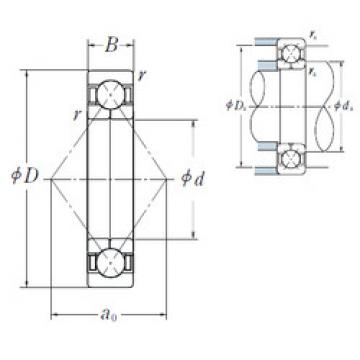 المحامل QJ1016 NSK