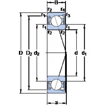 المحامل S7213 CD/HCP4A SKF