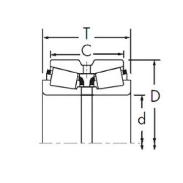 المحامل 33281/33462D+X1S-33281 Timken