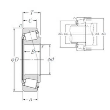 المحامل 4T-387AS/382A NTN