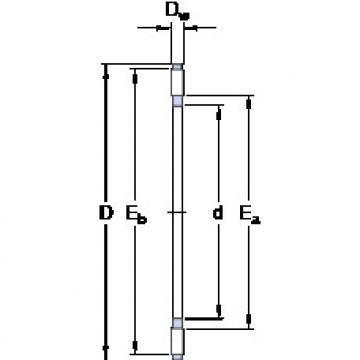 المحامل AXK 1730 SKF