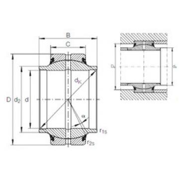 المحامل GE 25 HO-2RS INA