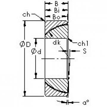 المحامل GAC35T AST