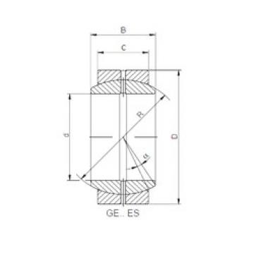 المحامل GE 040 XES-2RS ISO