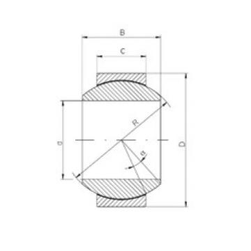 المحامل GE10FW ISO