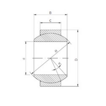 المحامل GE 030 HS-2RS ISO