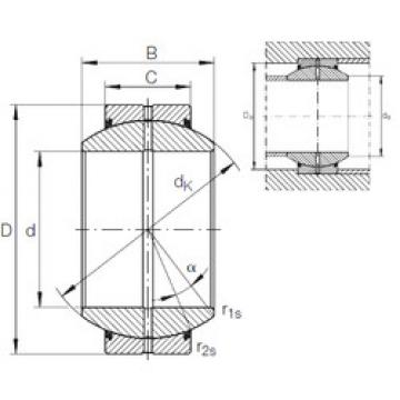 المحامل GE 50 FO-2RS INA