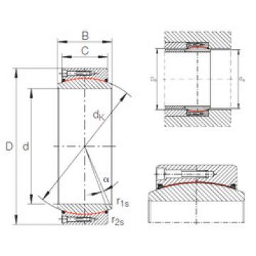 المحامل GE 750 DW-2RS2 INA