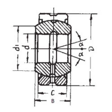 المحامل GE160ES-2RS FBJ