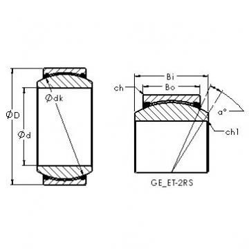 المحامل GE20ET-2RS AST