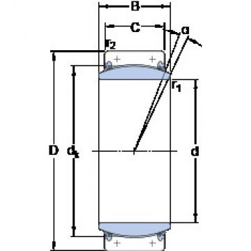 المحامل GEC 480 TXA-2RS SKF