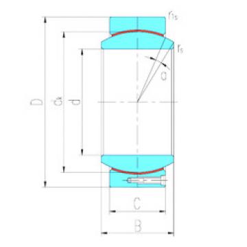 المحامل GEC460HT LS