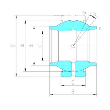 المحامل GEEM35ES-2RS LS