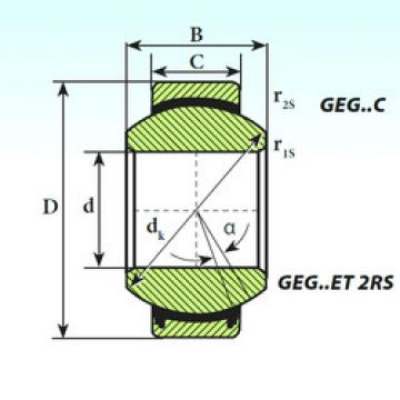 المحامل GEG 280 ET 2RS ISB