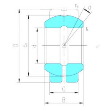 المحامل GEG120ES-2RS LS