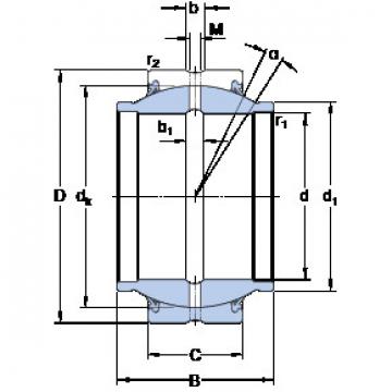 المحامل GEM 35 ES-2RS SKF