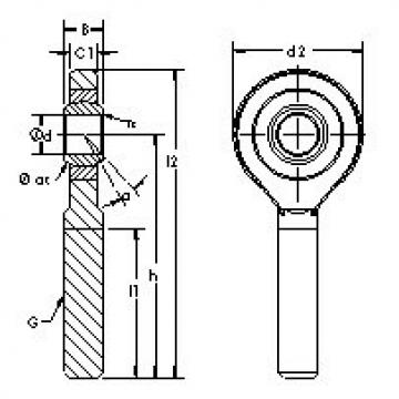 المحامل SA35ET-2RS AST