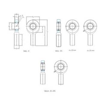 المحامل SAA50ES-2RS SKF