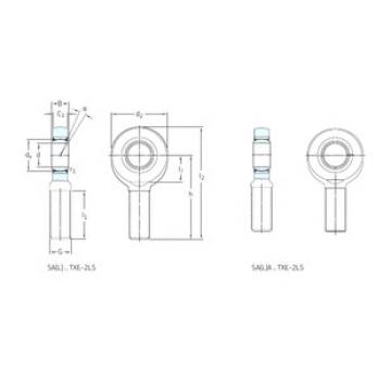 المحامل SA60TXE-2LS SKF