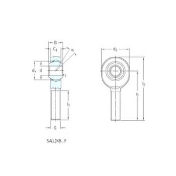 المحامل SALKB8F SKF