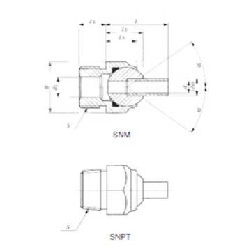 المحامل SNPT 1/2-40 IKO