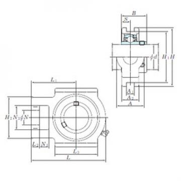 المحامل UCTX12 KOYO