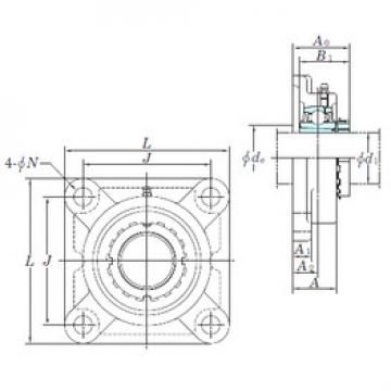 المحامل UKF218 KOYO