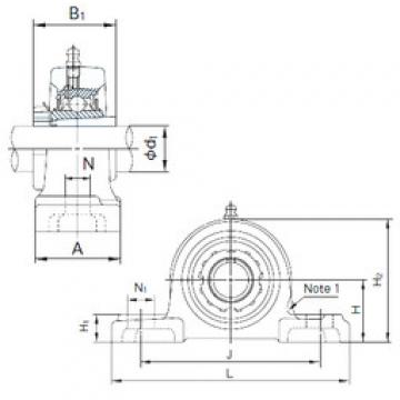 المحامل UKP316+H2316 NACHI