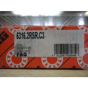 FAG 6316 2RSR C3 Bearing