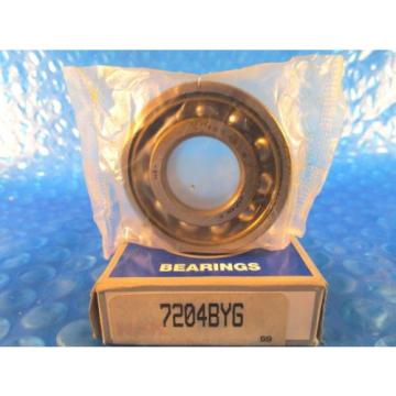 NSK Corp. 7204BYG,7200 Series Angular Contact Ball Bearing, (=2 SKF, FAG. KOYO)