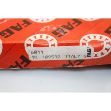 FAG 6011 Ball Bearing Single Row Lager Diameter: 55mm x 90mm Thickness: 18mm