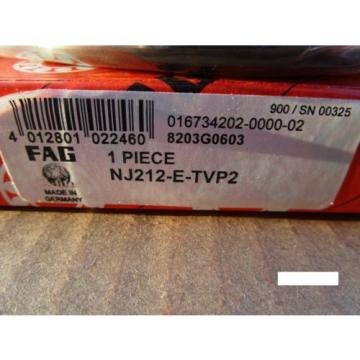 Fag NJ212-E-TVP2 Single Row Cylindrical Roller Bearing(=2 SKF,NSK ,NTN,SNR)