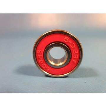 608 2RS Single Row Radial Bearing (SKF, NTN, FAG 2RSR, KOYO, NSK VV)